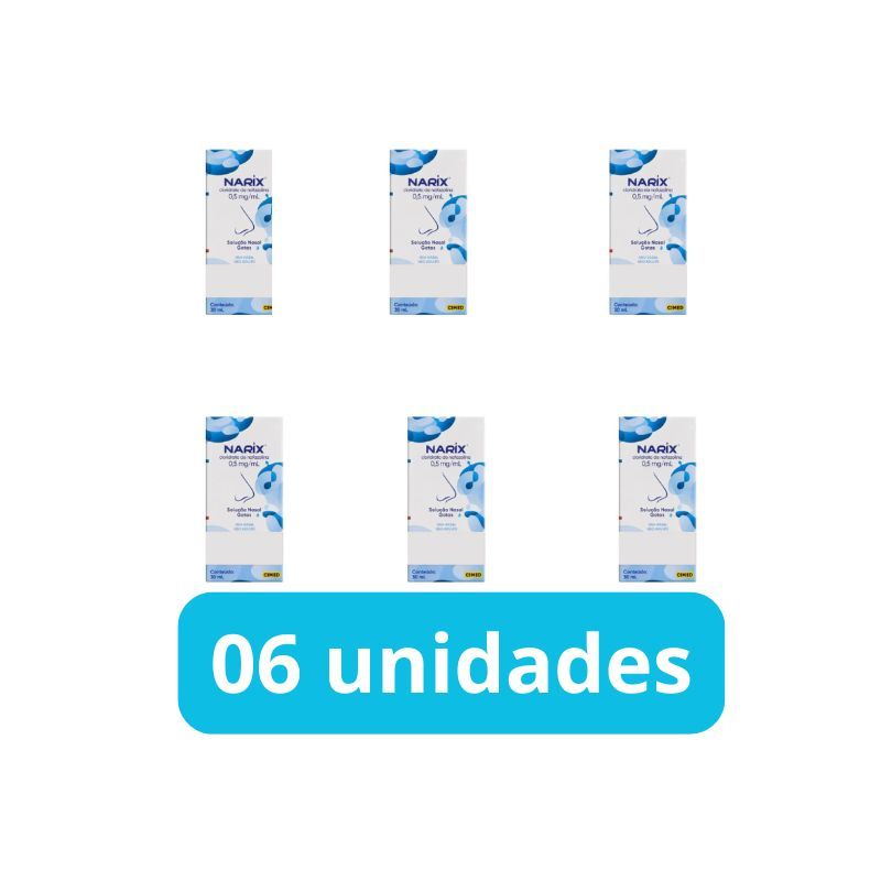 Descongestionante Nasal Narix 30 mL Kit 6 unidades