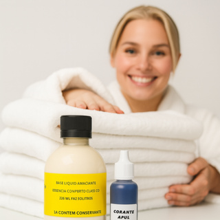 Base liquida amaciante completa faz 50litros novidade em Oferta na Shopee