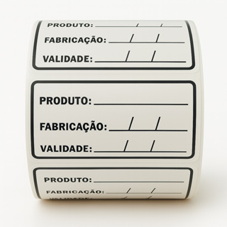 kit 10.000 Etiquetas De Alimento Prazo Validade Anvisa 50x30 - Milheiro em Oferta na Shopee