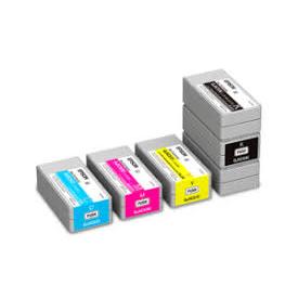 kIT COM 4 Cartuchos de tinta Epson GJIC5 para ColorWorks C831