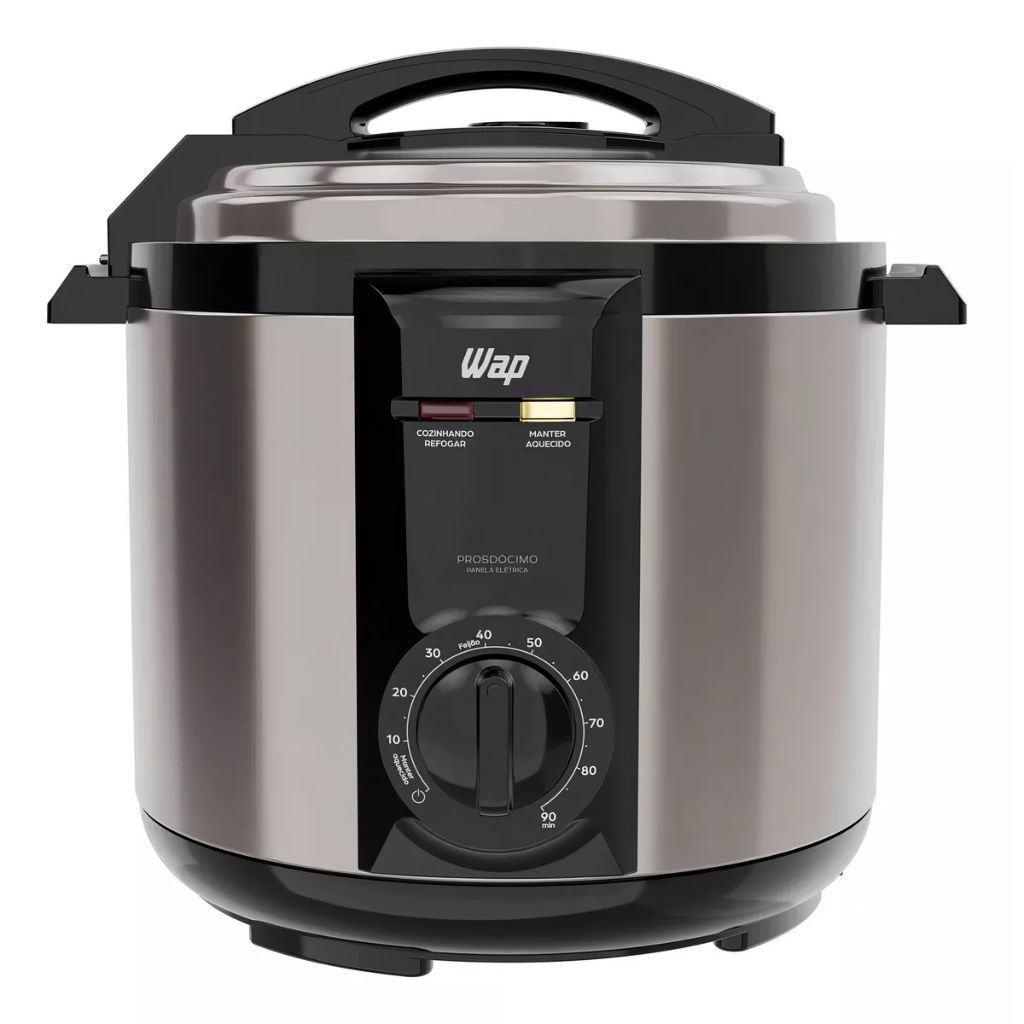 Panela de Pressão Elétrica WPPE2 Prosdócimo 5L 900W Inox GrayStone Antiaderente 127w WAP - Home Appliances