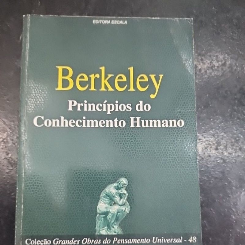 Livro Princípios do Conhecimento Humano. Berkeley