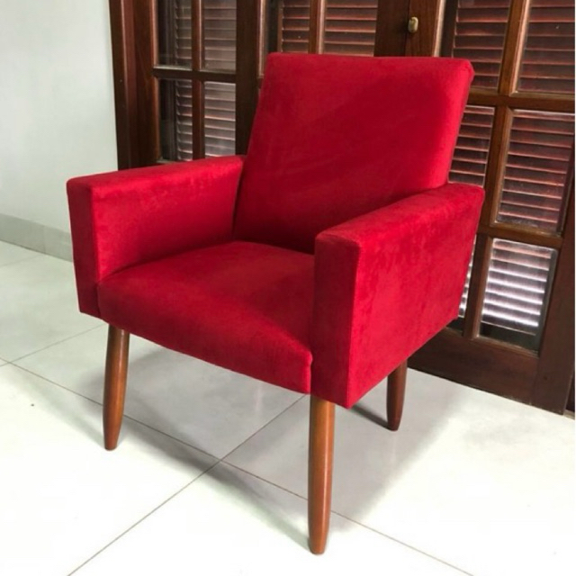 Poltrona, Cadeira com pés palito Recepção, escritório, Sala, Beleza em Oferta na Shopee