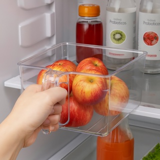 Organizador de Geladeira Com Alça Mantimentos Armário Cozinha em Oferta na Shopee