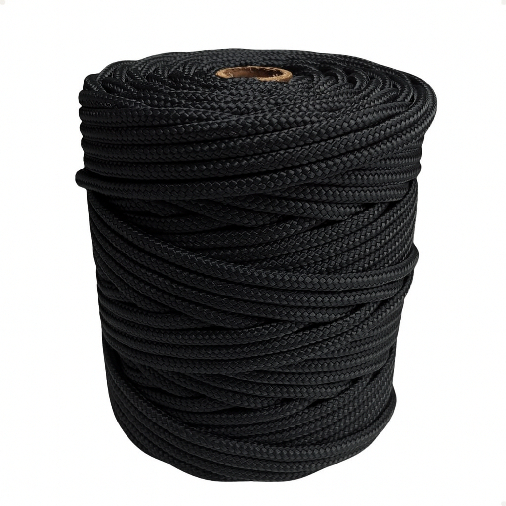 Corda Nylon 6mm 50m Pesca Magnética Camping Cargas Amarração Cerca Barco Jetski Agricultura