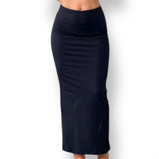 Saia Longa Justa Gringa Suplex Cós Alto Tubinho Blogueira Gringa Tendência Moda Gringa Pinterest Inverno em Oferta na Shopee