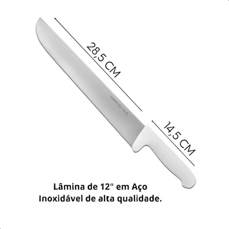 Faca Açougueiro Corta Osso Facão Resistente Aço Inox Profissional facão Cutelo envio imediato