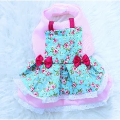 Vestido Jardineira Pet - Gato ou Cachorro