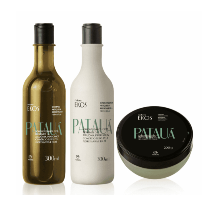 Kit Ekos Patauá, Shampoo, Condicionador e Máscara (3 produtos)