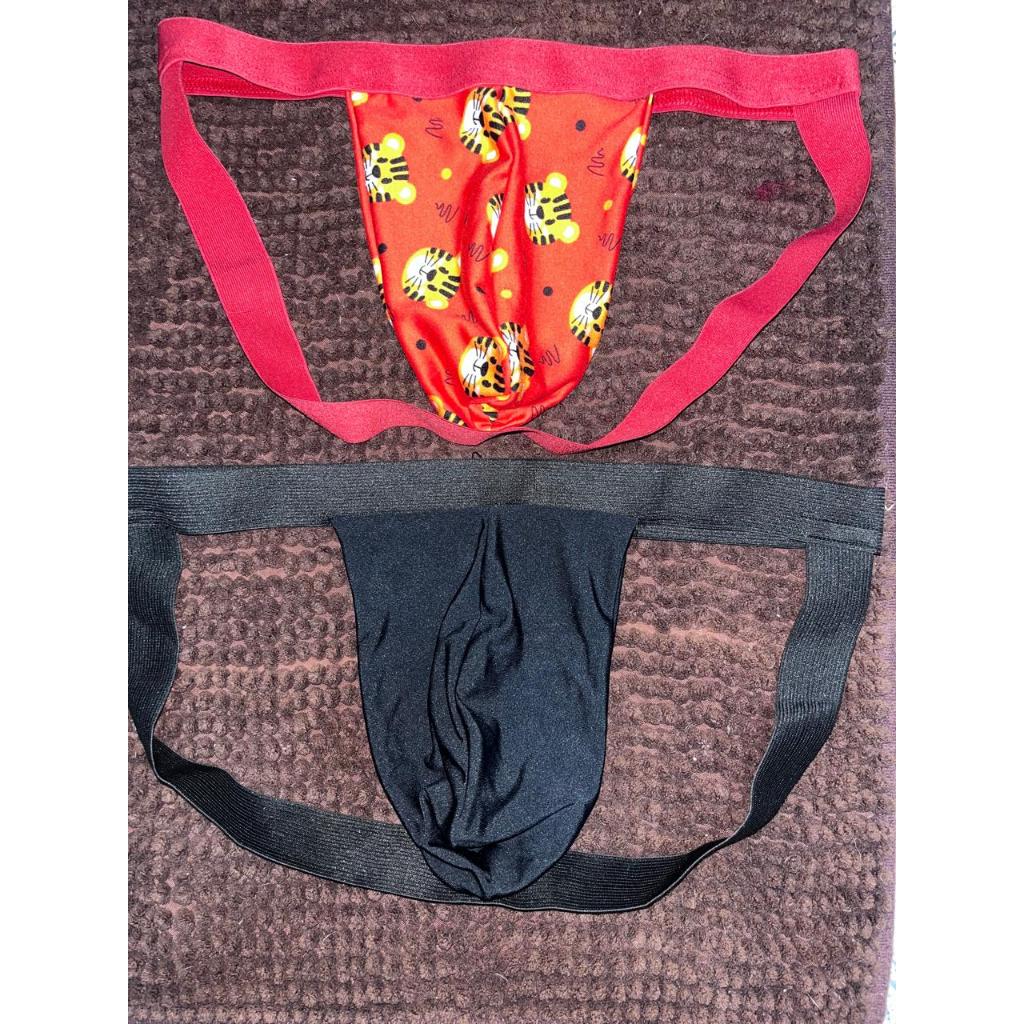 Cueca  Jockstrap masculina de algodão