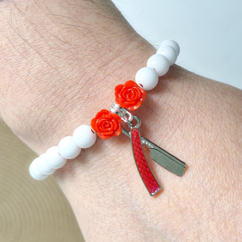 Pulseira Navalha, Pulseira Ajustável com berloque Maria Navalha Zé pelintra.