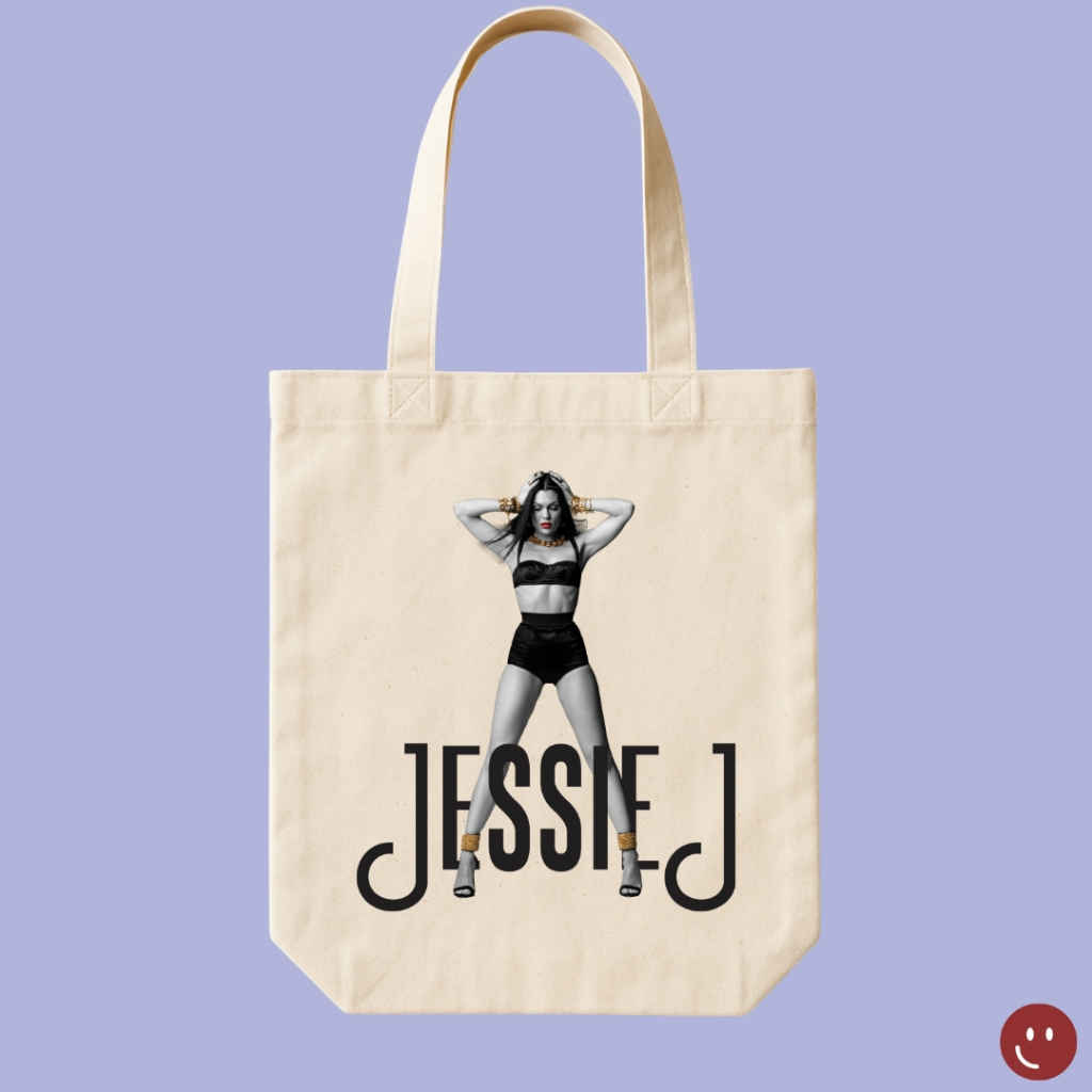 Ecobag Cantora Jessie J - Bolsa de Algodão Artista Pop Internacional - de Fã para Fã