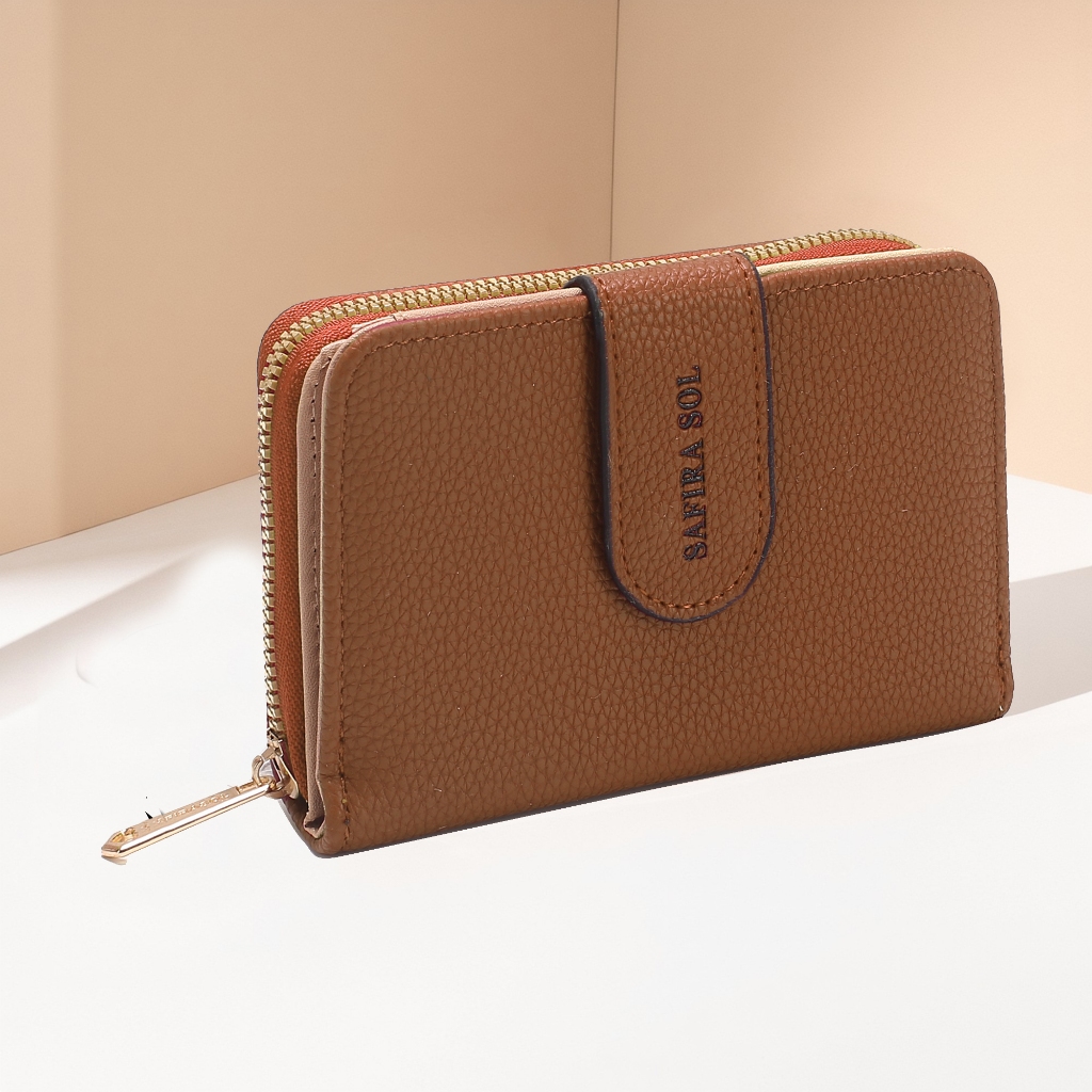 Carteira feminina media porta cartões documentos e moedas presente lx330 em Oferta na Shopee