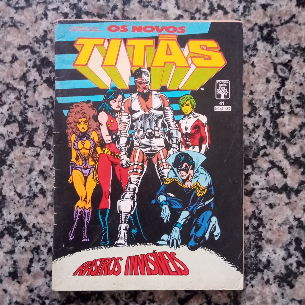 Formatinho Gibi Marvel Raridade Dc Comics Os Novos Titas 41 001