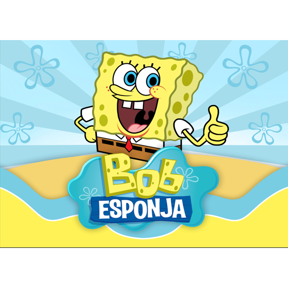 Livro de colorir|Tema Bob Esponja- Capa dura Folhas grossas - A5 50 folhas Papel 120g-Personalizável