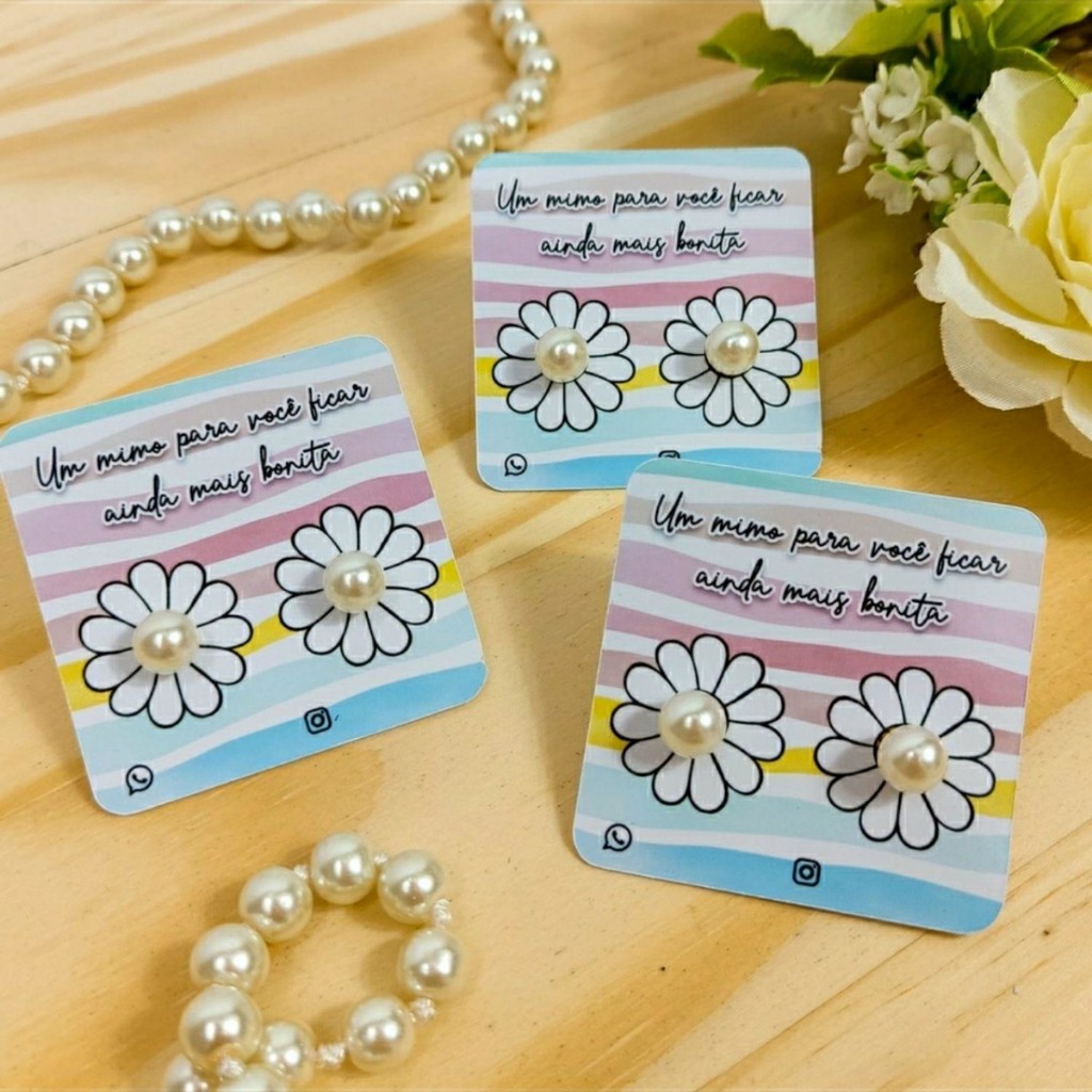 Tag para brincos Um Mimo para Clientes 100 uni