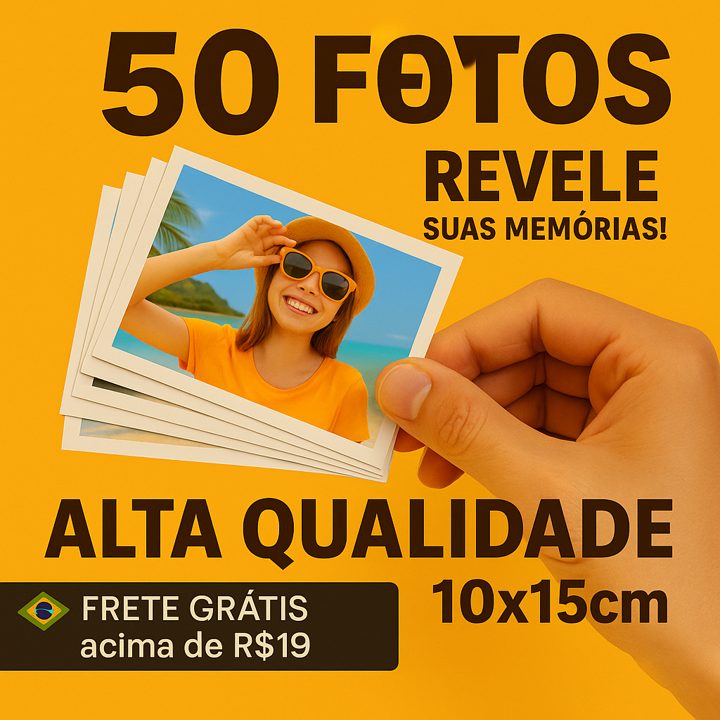 50 fotos 10x15 pacotes, foto alta resolução