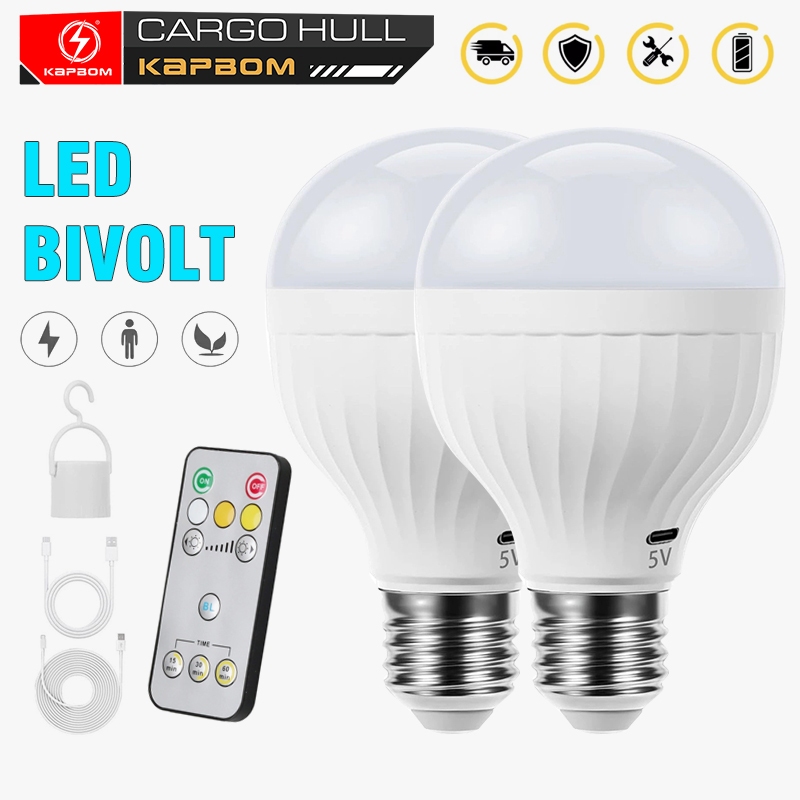 Lâmpada Bulbo De Emergência LED Bivolt Iluminação Inteligente luminária para Quarto