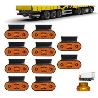 10 LANTERNA led delimitadora lateral C SUPORTE FLEXIVEL ACESSÓRIO CAMINHÃO em Oferta na Shopee