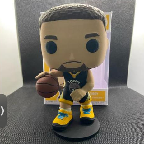 Boneco Colecionável Stephen Curry Basquete Golden State Warriors Figura de ação - Impressão 3d