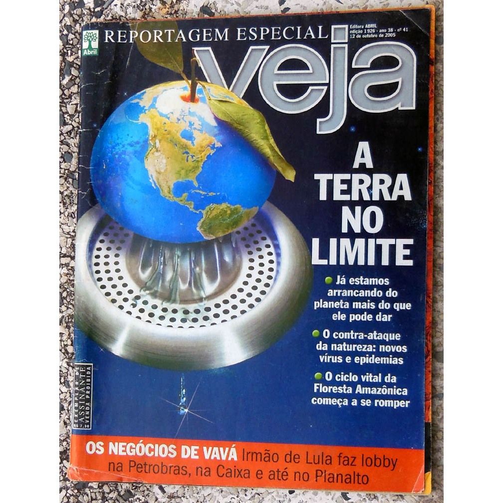 Revista Veja Nº 1926 Hebe Camargo Xuxa Maradona Júnior Lima - 12 Outubro 2005