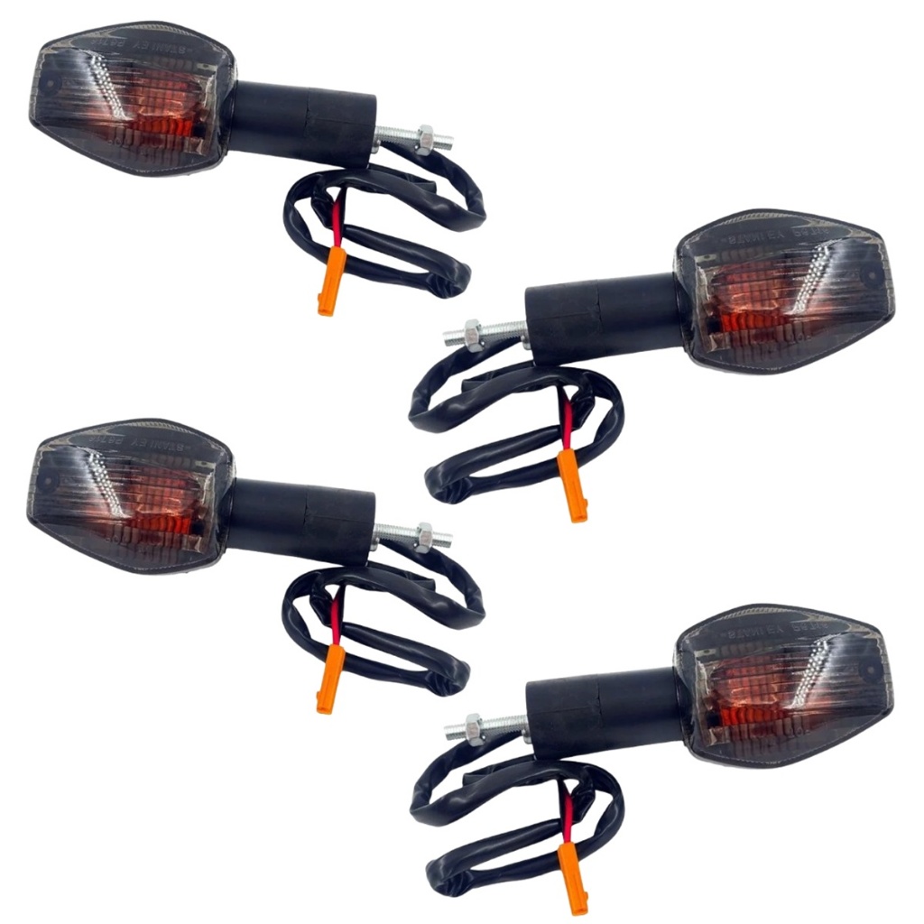 JOGO COMPLETO COM 4 PISCA HORNET 600 / CBR 600 / TRANSALP 700 EMBUS