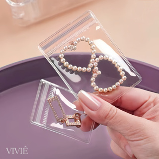 Embalagem Zip Lock Transparente em PVC para joias brindes peças pequenas 20 40 60 100 unidades anti oxidação reforçado em Oferta na Shopee
