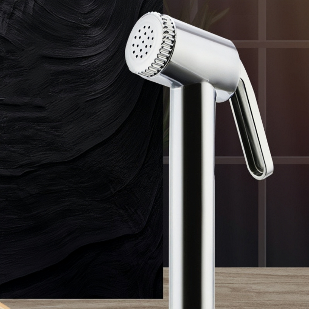 Chuveiro Sanitário Completo Luxo Metal Aço + ABS 1.3m Promoção Privada