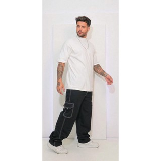 CALÇA CARGO SK8  BOCA LARGA RETA BALÃO