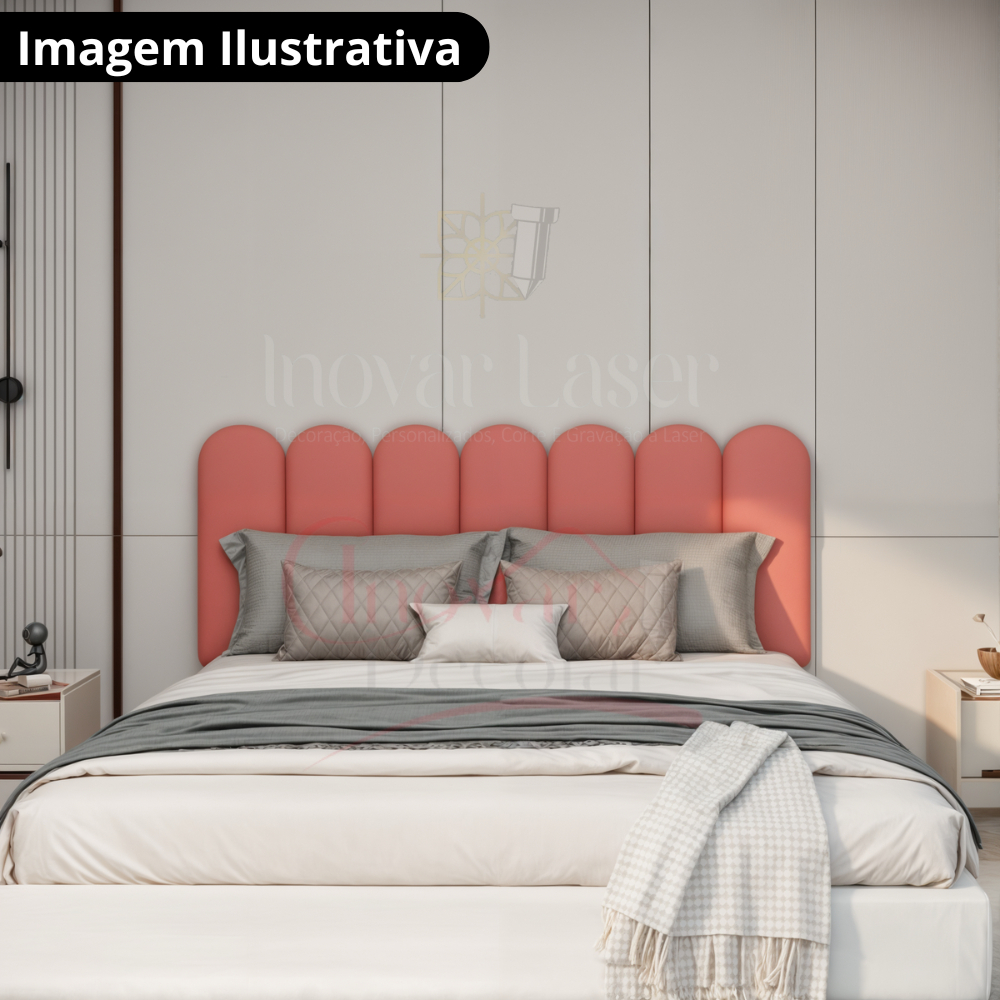 KITs KIT CABECEIRAS MODULAR DECORATIVA ESTOFADAS NUVEM CAMA BOX SOLTEIRO CASAL QUEEN KING em Oferta na Shopee