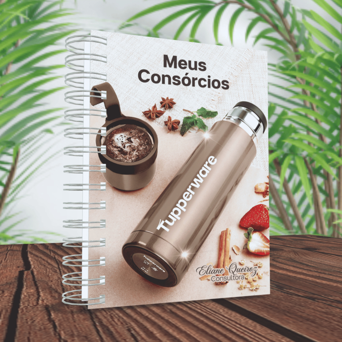 Caderno de Controle de Consórcios Tupperware