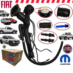 Tubo Gargalo Tanque Fiat Bocal Combustível Fiat Strada Fire 1.3 1.4 1.5 1.8 Todos Original Fiat c/NF