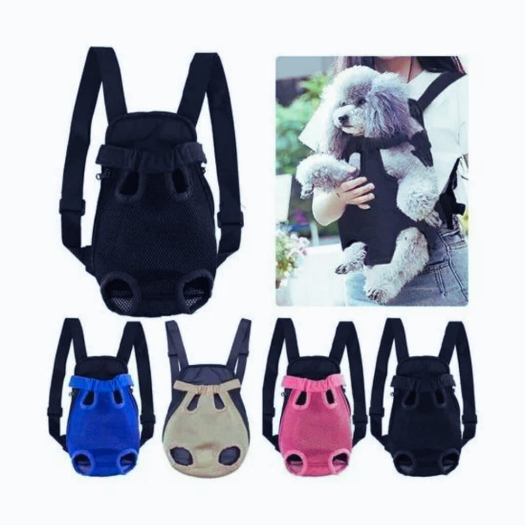 Mochila Canguru Pet para Transporte – Bolsa para Cachorro  |-Alça Ajustável- Preta, Azul, Roza,Lilás,Vermelho,Marrom em Oferta na Shopee