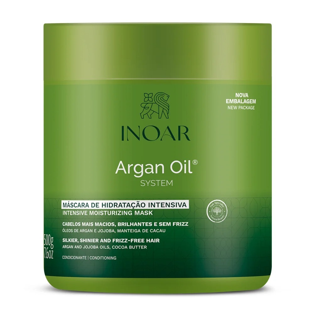 Inoar Argan Oil Systen Máscara Hidratante 500g em Oferta na Shopee