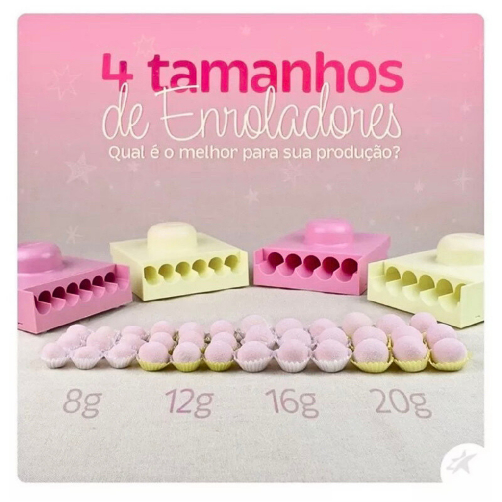 ENROLADOR DE BRIGADEIRO E BEIJINHO – PLACA BOLEADORA DE DOCES BLUESCortador Docinhos De 8g, 12g, 16g ou 2 em Oferta na Shopee