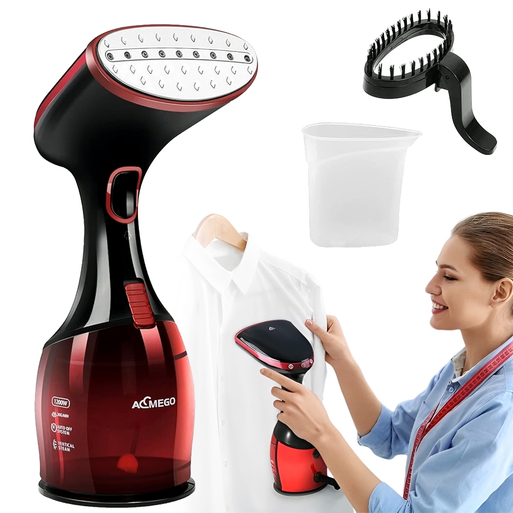 Passadeira Ferro A Vapor Passar Roupa 110V / 220V 300ml Elimina Ácaros Odores Estofados Cortinas