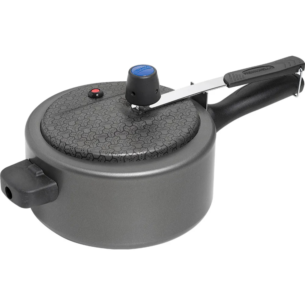Panela de Pressão Pressionella Ramos 3L Antiaderente Grafite – Lava Fácil – Selo Inmetro – Frete Grátis + Envio Rápido