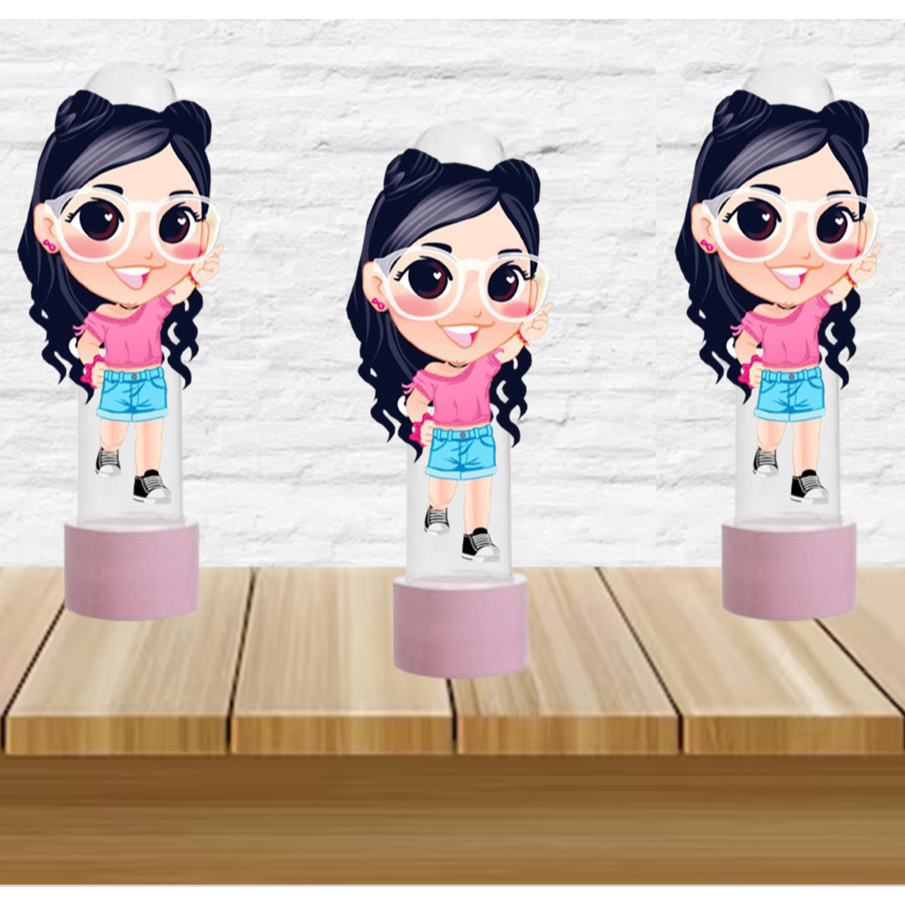 50 APLIQUES PERSONALIZADOS TEMA LULUCA - SEM RECORTE - LEMBRANCINHAS DE ANIVERSÁRIO, CHÁ REVELAÇÃO, FESTAS