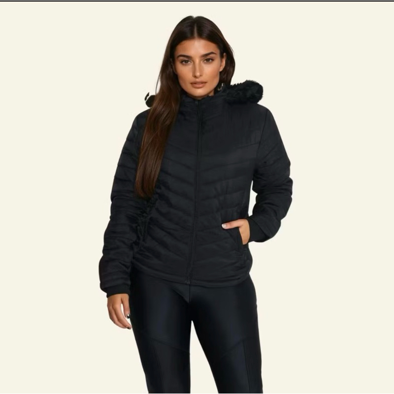 Jaqueta Bobojaco Feminina Peluciado Puffer Original Colorida Inverno