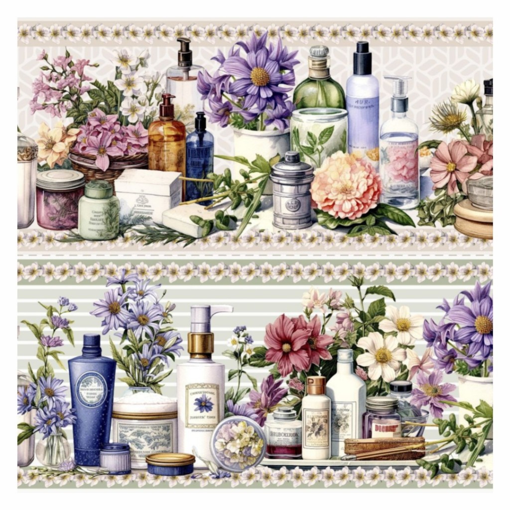 Tricoline Barrado Aroma Chic 100% Algodão 55x150cm Pano de Prato Toalha Maria Flor Tecido Artesanato