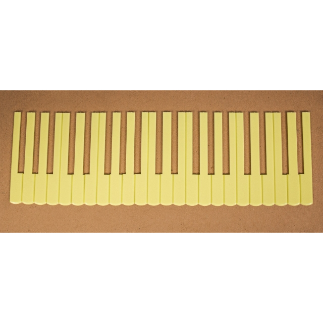 Jogo de Teclas 19.8 mm c/ recorte (24 teclas) Nacional - Cores diversas