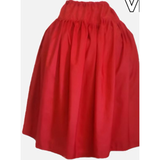 saia em Oxford vermelha em Oferta na Shopee