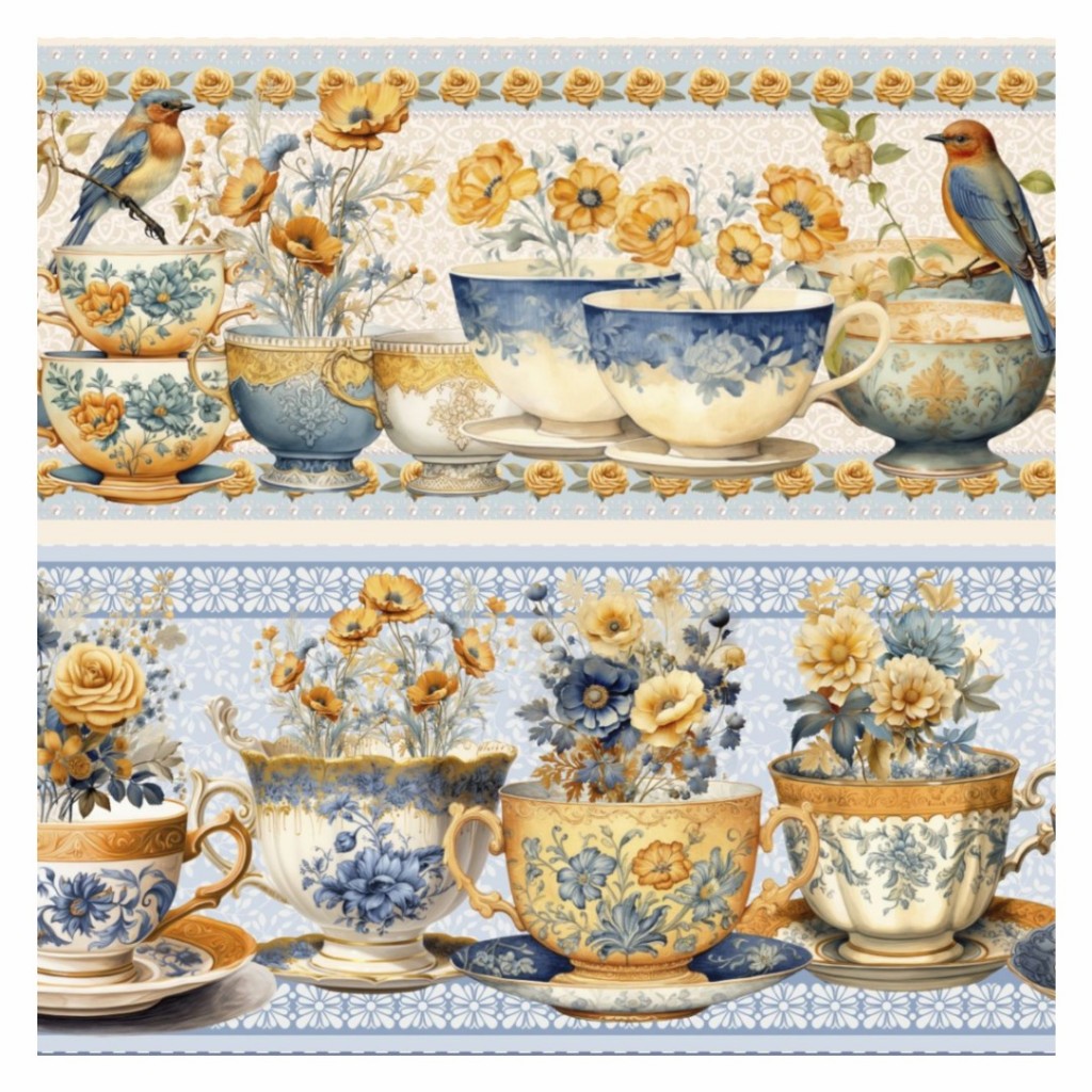 Tricoline Digital Barrado Classique 100% Algodão 55x150cm Pano de Prato Toalhas Maria Flor Tecidos