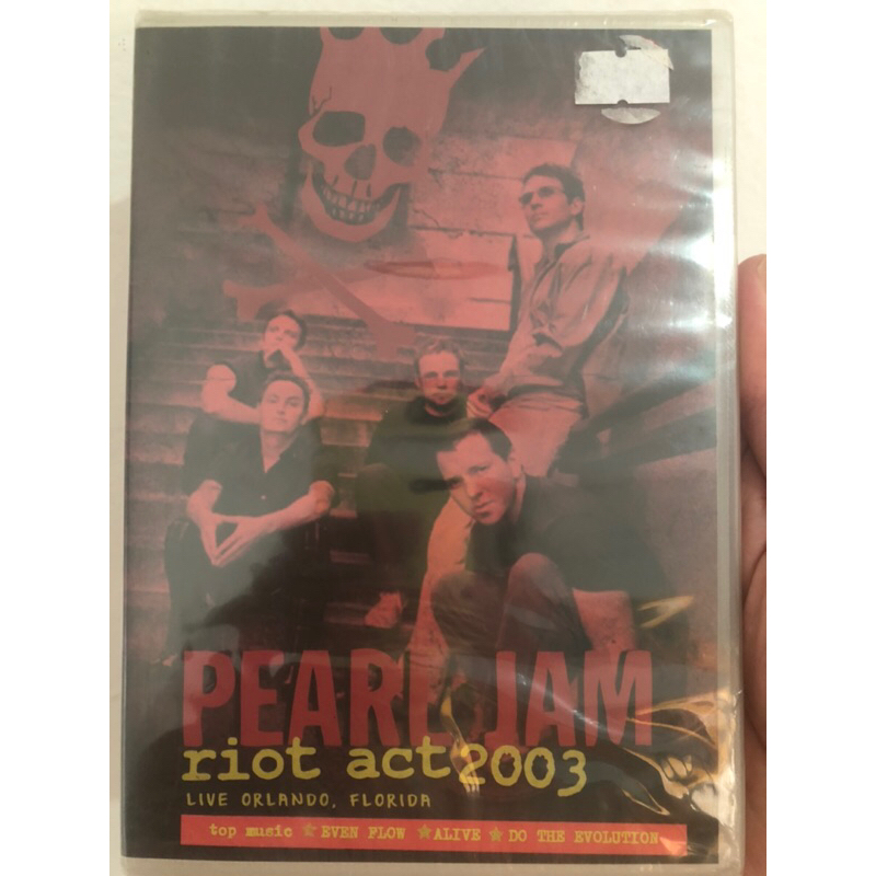 Dvd Pearl Jam - Riot Act 2003 Live Orlando (lacrado)