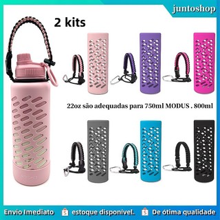 kit de dois itens 22-40oz Capinhasde Silicone para Garrafas de Água de 22oz são adequadas para 750ml800ml Antiderrapante