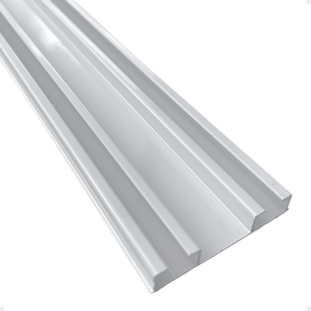 Trilho Suíço Duplo Alumínio - Sem Acessórios  - Tamanhos Variados Divididos em Oferta na Shopee