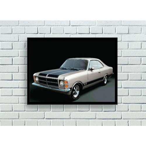 quadro decorativo opala ss esportivo rebaixado tuning