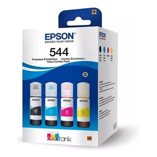 Refil 4 Tintas Kit 544 Epson Original Para Impressora L3250 L3210 L5190 L3110 em Oferta na Shopee