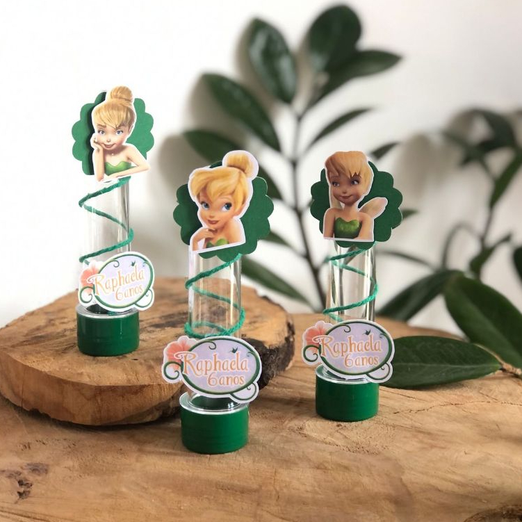 Tubete TINKER BELL Sininho | Personalizados | Lembrancinhas | Decoração Infantil | Aniversário