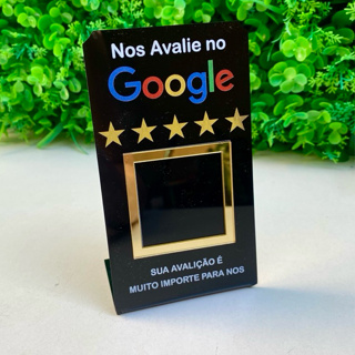Display / Placa de Balção para Google Avaliação em Oferta na Shopee